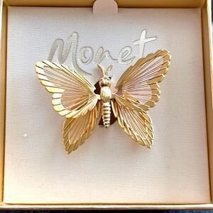 Vintage Monet Butterfly Pin